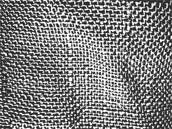 Textile Grunge Textur Schwarz Und Weiß Texturierter Hintergrund Vektorvorlage Textur — Stockvektor