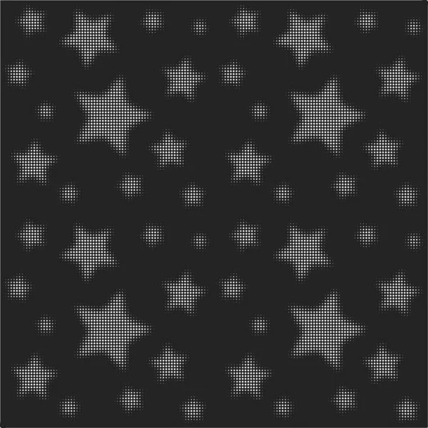 Halbtonbeschaffenheit Hintergrund Mit Sternen Abstrakter Schöner Hintergrund Vektorillustration — Stockvektor
