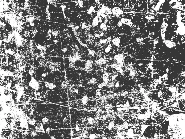 Fondo Texturizado Textura Grunge Blanco Negro Plantilla Vectorial Efecto Angustiado — Archivo Imágenes Vectoriales