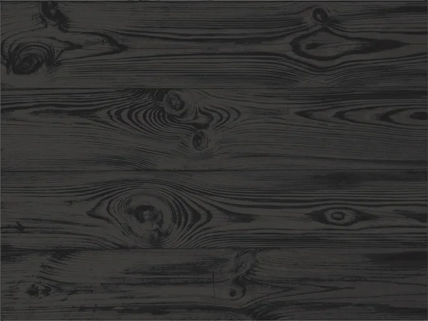 Tablero Madera Realista Fondo Madera Oscura Natural Grunge Vector Textura — Vector de stock