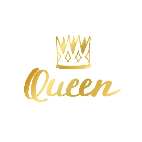 Premium Vector  My queen hand drawn lettering design for tshirts