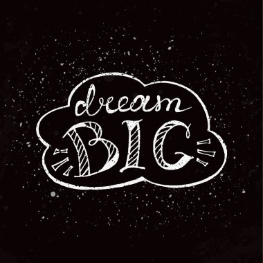 Handdrawn lettering design. Conceptual handwritten phrase. clipart