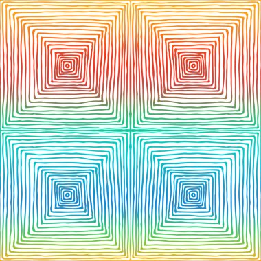 Kusursuz el çizimi desen. 