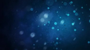 Uçan ve titreşen parçacıkların ışık demeti olarak canlandırıldığı soyut bir arkaplan. Kusursuz döngünün animasyonu. Toz baloncukları kar animasyonu..