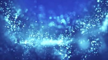 4K Soyut Odaklanmış Parçacık Arkaplanı