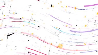 Çizgilerin hareketli canlandırma ile soyut arkaplan.