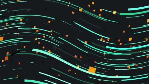 Abstract Background Animation Moving Lines — Stock Video