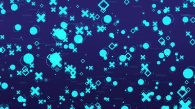 4K Soyut Sosyal Medya Arkaplanı