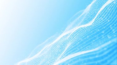 4k Güzel Dalga Çizgileri Arkaplanı (Döngüsel)