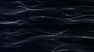 4k Güzel Dalga Çizgileri Arkaplanı (Döngüsel)