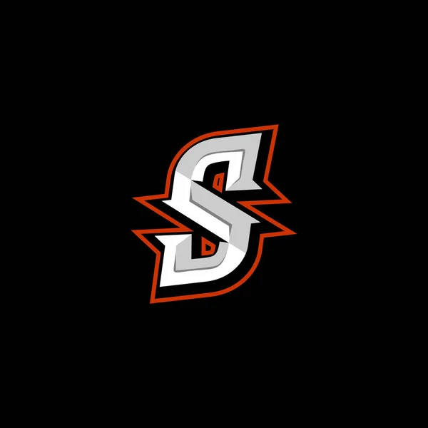 S吉祥物 Esport Logo Vector Eps — 图库矢量图片