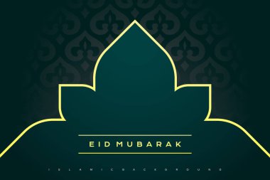 Ramazan Kareem Bayramının İslami arkaplan tasarımı