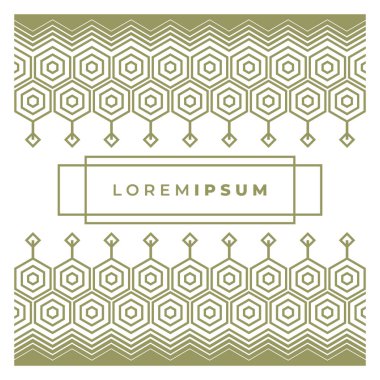 Ürün ambalajı için uygun vintage model tasarım vektörü