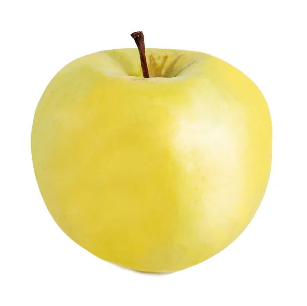 Una jugosa manzana fresca aislada sobre fondo blanco — Foto de Stock
