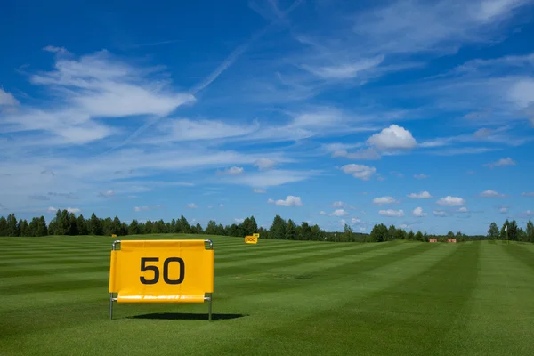 Golf alan etkin boş — Stok fotoğraf