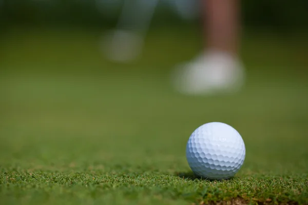 Golfer Tapping In — Stock Photo, Image