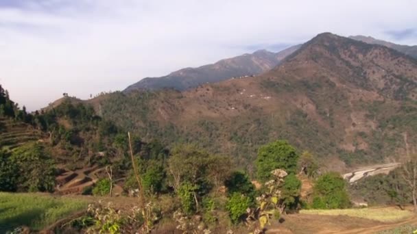 Panoraming dağ manzarası — Stok video