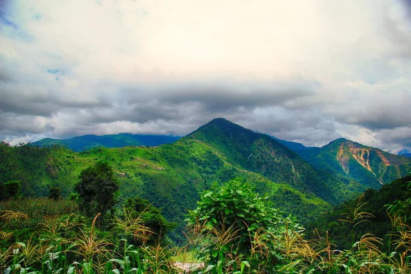 Green Mountains View - Nepal — Stock Photo, Image