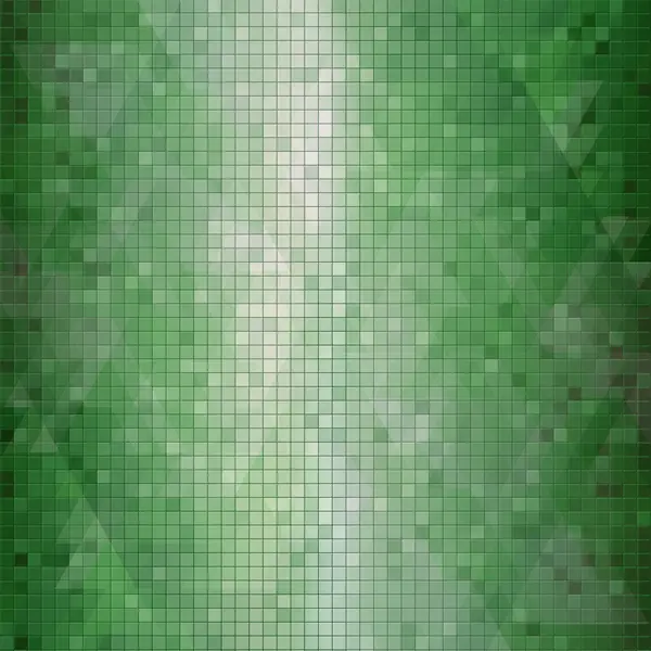 Mosaico fundo verde — Fotografia de Stock