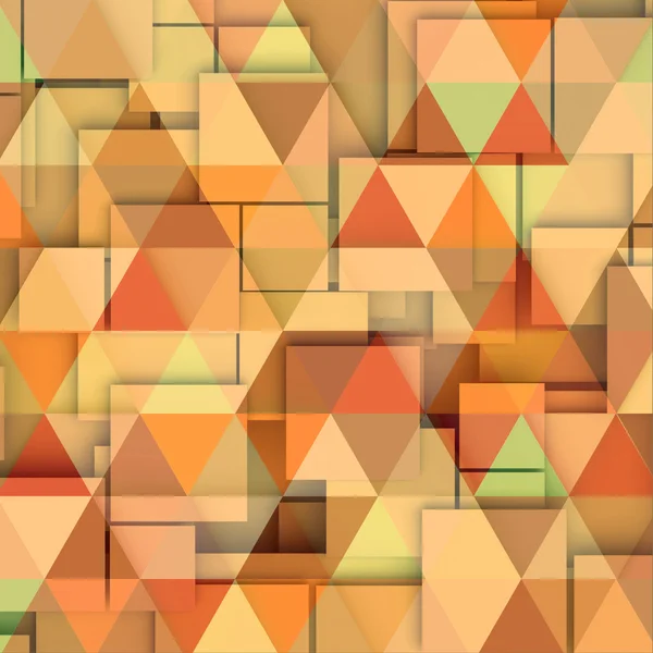 Abstract geometric shape from orange cubes — Stock Photo, Image