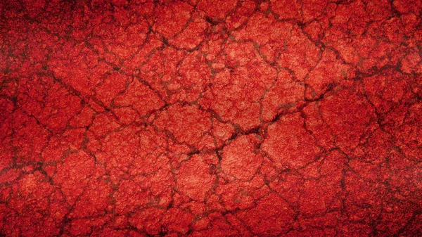 Vermelho velho rachado grunge fundo textura — Fotografia de Stock