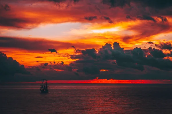 Beautiful Sunset Sea — Stock Photo, Image