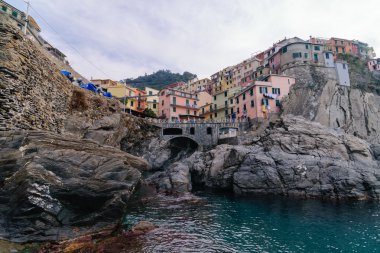 Manarola Köyü, Cinque Terre Liguria, İtalya