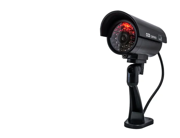 Beyaz arka plan üzerinde izole istihbarat Ccd kamera