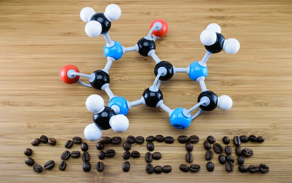 Caffeine molecule — Stock Photo, Image