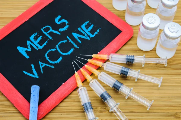 MERS-Cov Vaccination concept — Stock fotografie