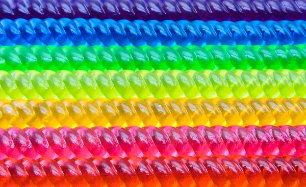 Background of Rainbow jelly stick for LGBT concept — Stock Photo, Image