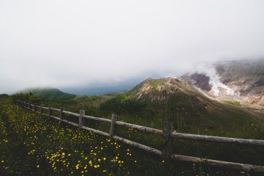 Mount Usu, göl Toya, Hokkaido Güney aktif yanardağ