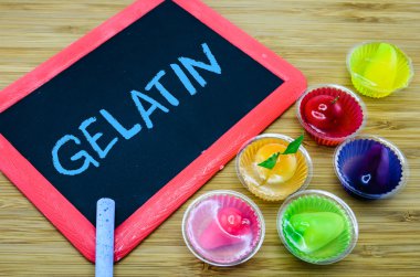 Gıda üretiminde jelleşme aracı olarak kullanılan jelatin kavramı