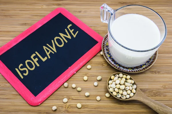 Isoflavone in soybeans — Stock Photo, Image