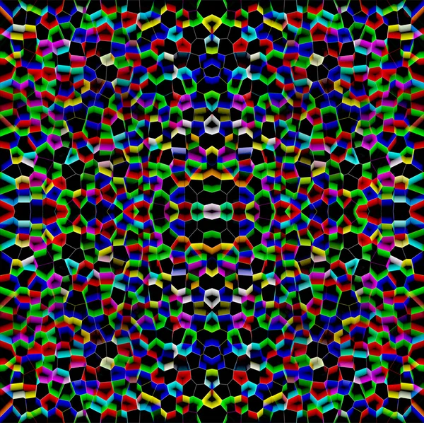 Varrat nélküli színes pixelek méhsejt háttér. — Stock Fotó
