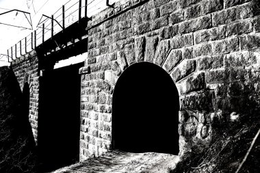 Eski Arch. tuğla duvar.