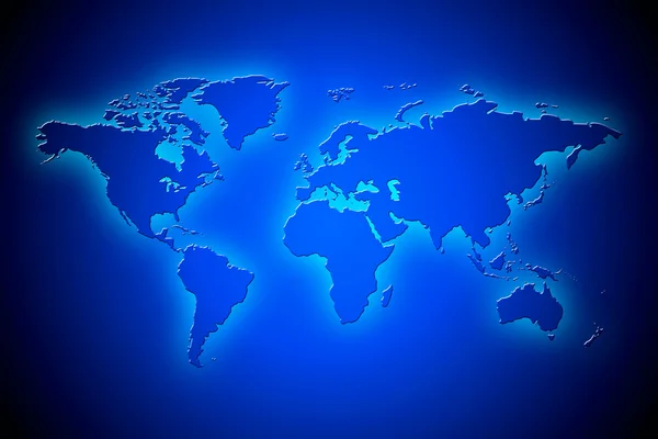 Weltkarte der Welt. — Stockfoto