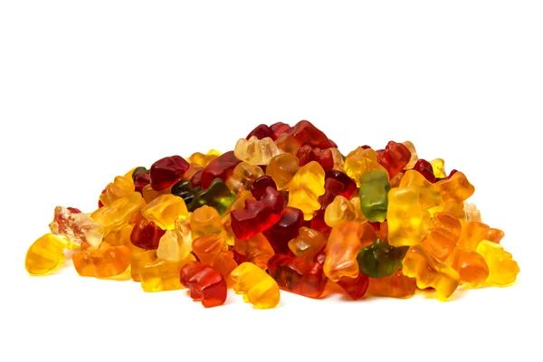 Gummy bear izolovaných na bílém — Stock fotografie