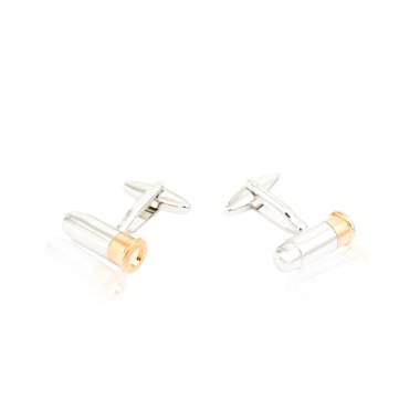 Beyaz Gümüş Kol düğmesi