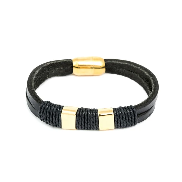 Pulsera masculina de moda aislada en blanco — Foto de Stock