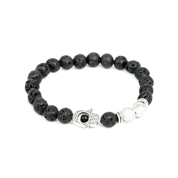 Pulsera masculina de moda aislada en blanco — Foto de Stock