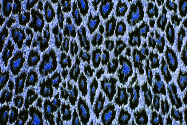 Léopard bleu, jaguar, lynx fond de peau — Photo