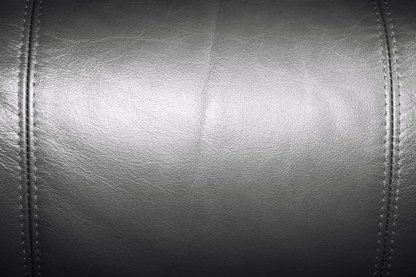 Kolor szary tekstura tło skórzany Sofa — Zdjęcie stockowe