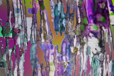 Psychedelic renkli sanat arka plan