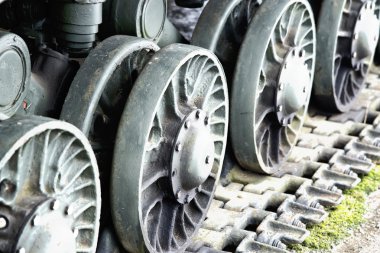 Caterpillar Rus Piyade aracı, closeup çekim mücadele