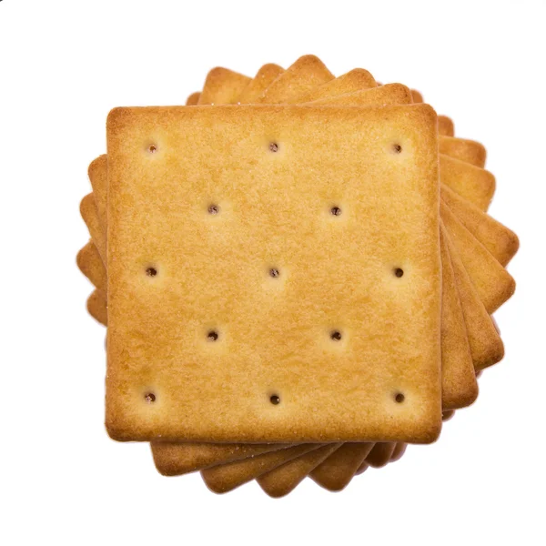 Käsecracker isoliert auf weißem Hintergrund — Stockfoto