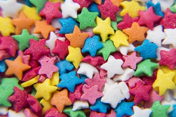 Macro of Sugar Stars powder background — Stock Photo, Image