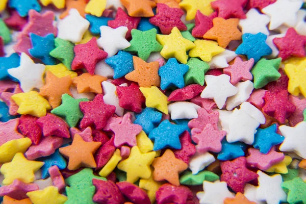 Macro of Sugar Stars powder background — Stock Photo, Image