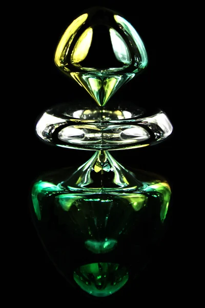 Art abstrait goutte verre flou — Photo