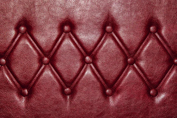 Red Leather Background — Stock Photo, Image